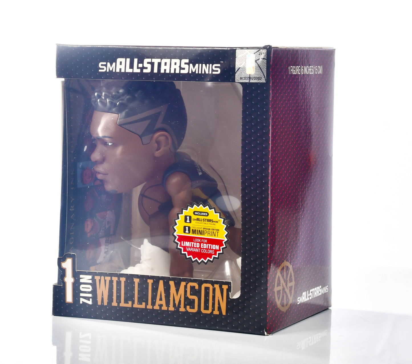 NBA smAll-Stars Minis 6” Zion Williamson Red Limited Edition