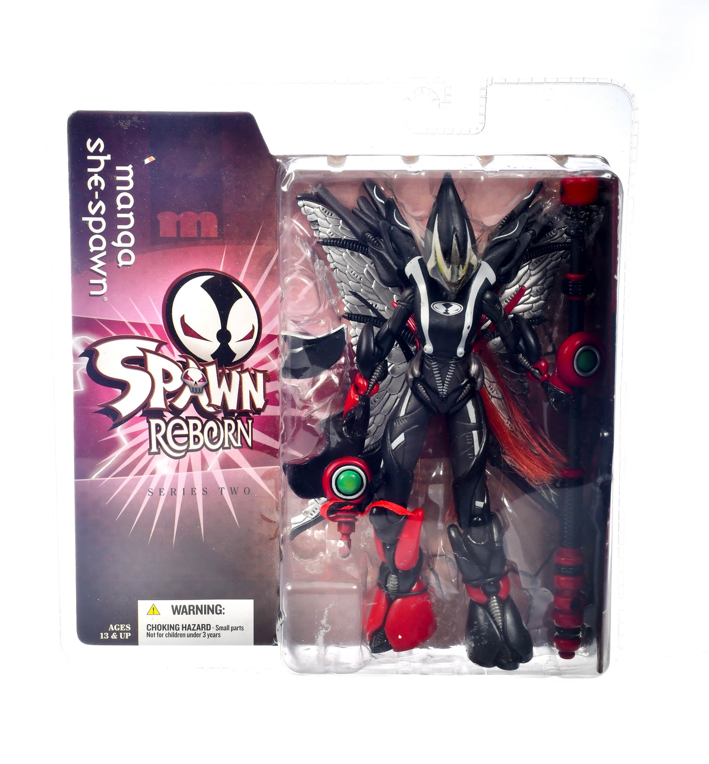 2004 SPAWN REBORN SERIES 2 Manga SHE-SPAWN 7" FIGURE MCFARLANE MISP