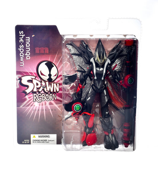 2004 SPAWN REBORN SERIES 2 Manga SHE-SPAWN 7" FIGURE MCFARLANE MISP