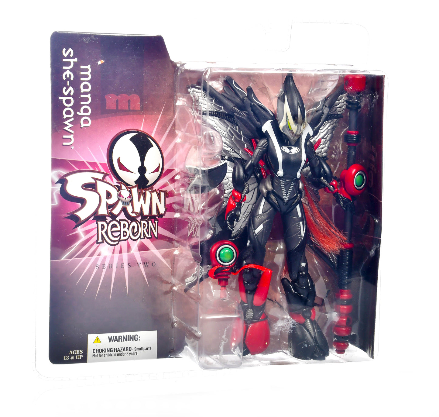 2004 SPAWN REBORN SERIES 2 Manga SHE-SPAWN 7" FIGURE MCFARLANE MISP