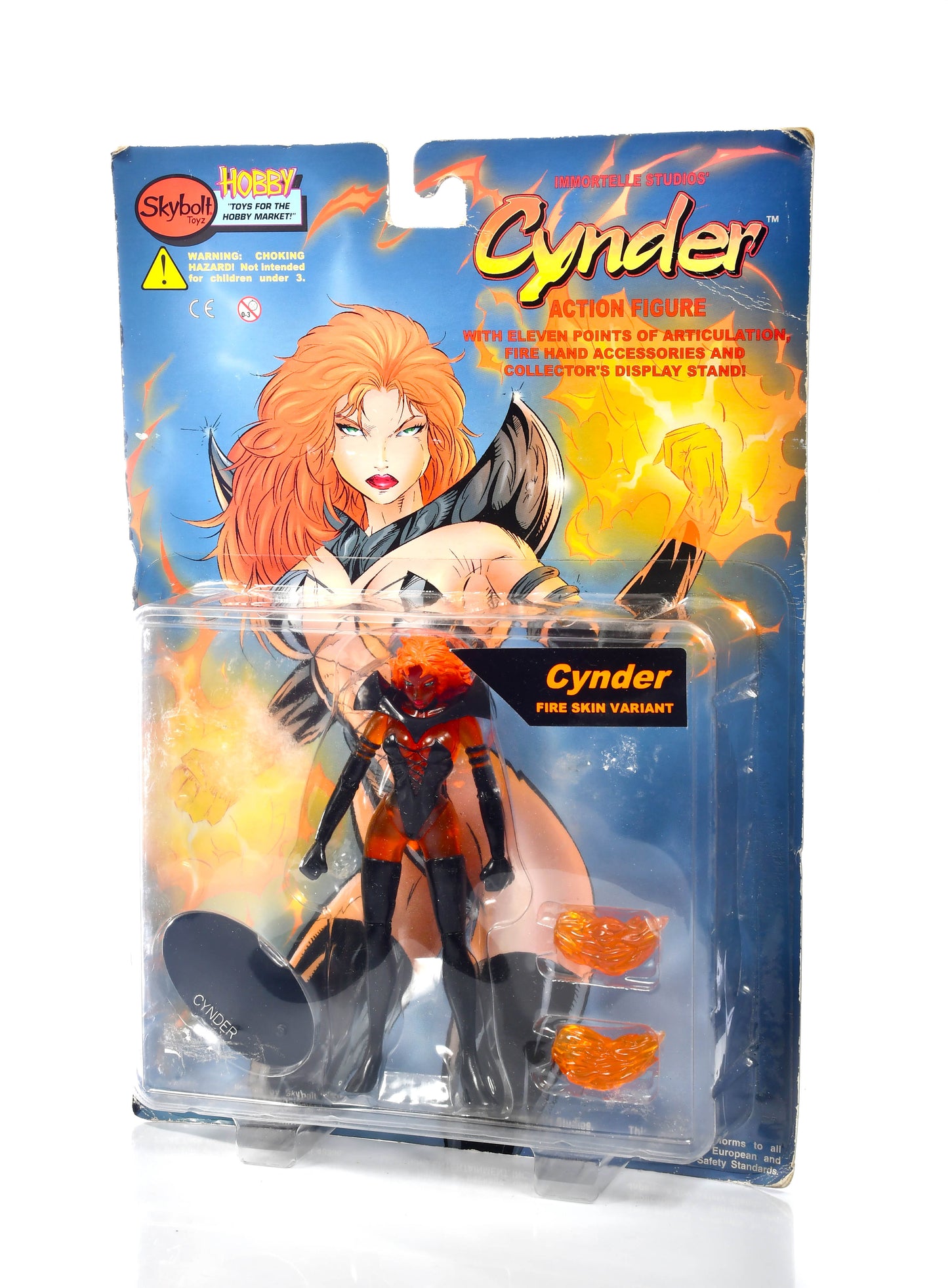 Cynder Fire Skin Variant, Action Figure, Skybolt, Immortelle, Hobby
