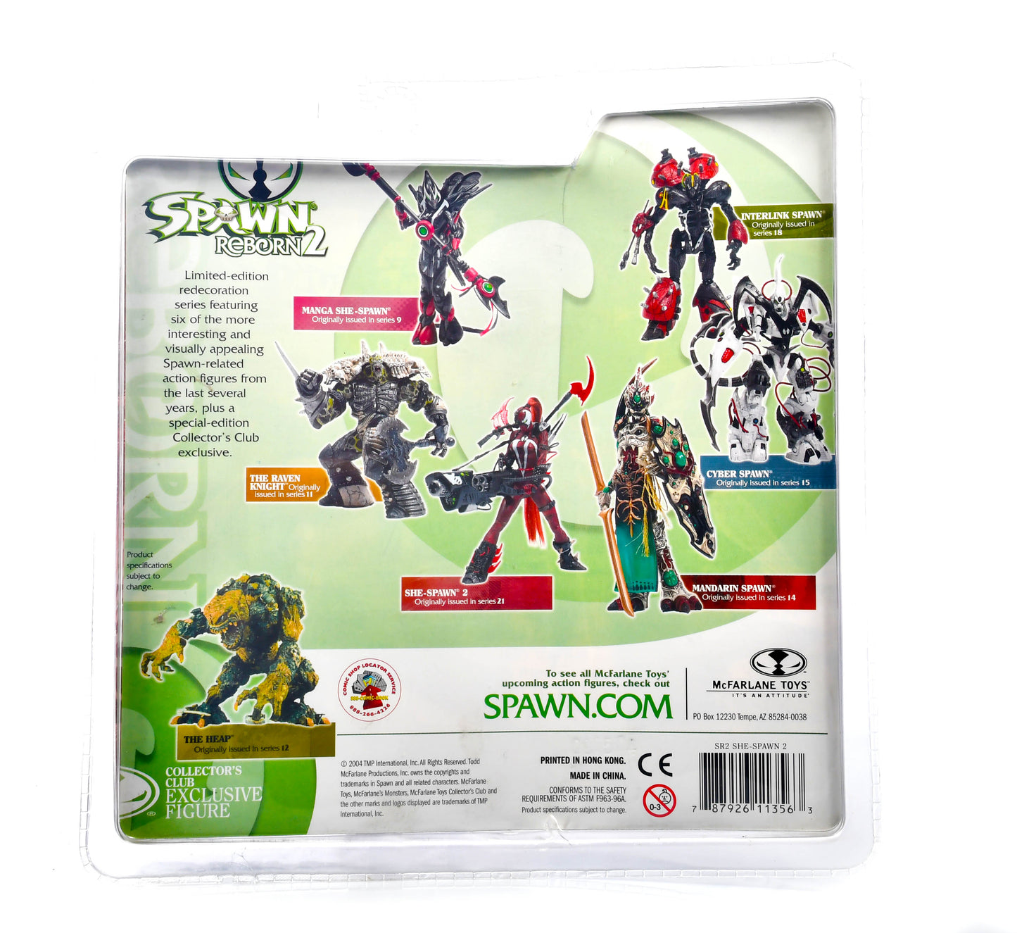 MCFARLANE TOYS SPAWN REBORN SERIES 2 SHE SPAWN 2 RED SUIT 2004 AGES 13 & UP .