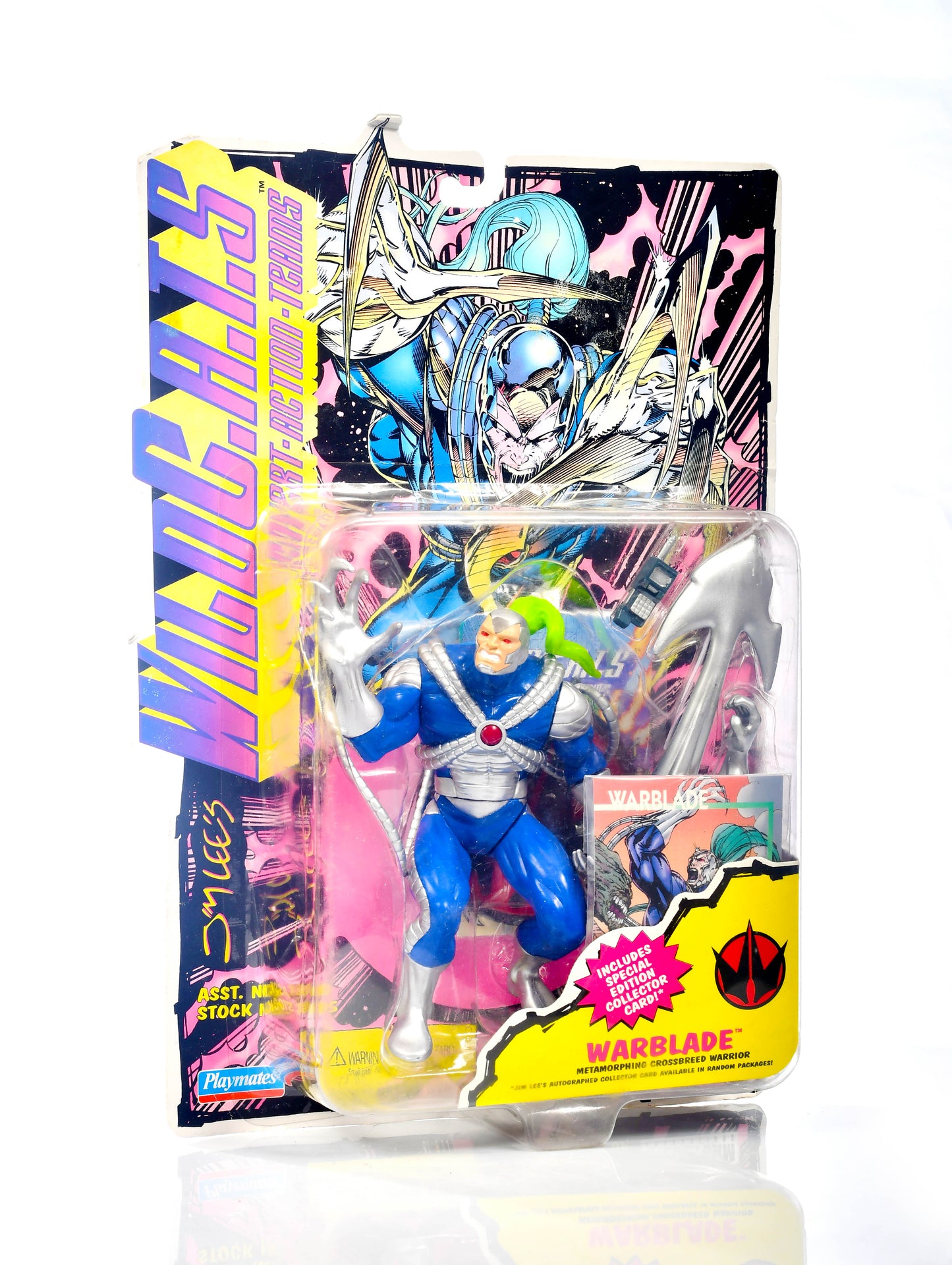 WildC.A.T.S Action Figure Lot of 3 MOC Warblade, Maul, & Helspont 1994 Playmates