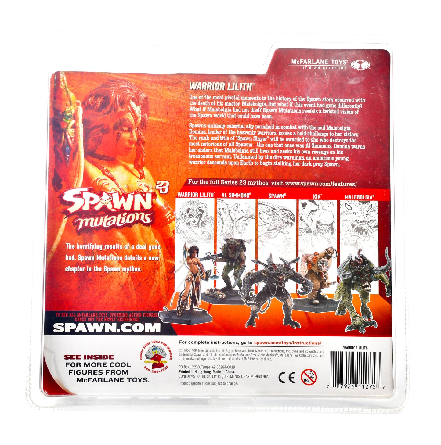 Warrior Lilith Action Figure Spawn Mutations Series 23 McFarlane Toys