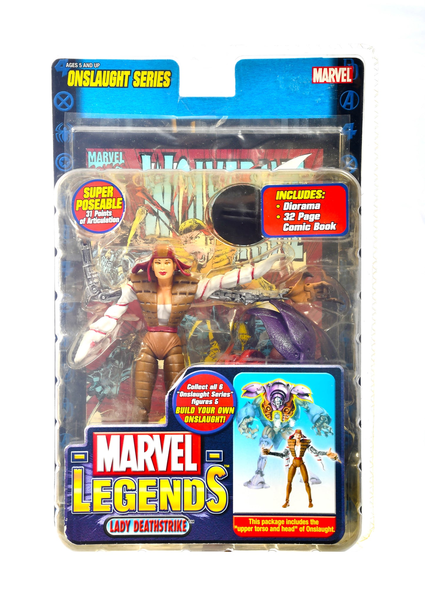 MARVEL LEGENDS BAF ONSLAUGHT BAF  SERIES LADY DEATHSTRIKE