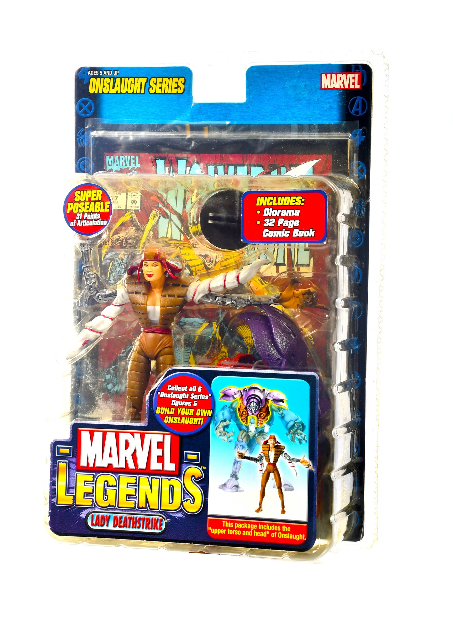 MARVEL LEGENDS BAF ONSLAUGHT BAF  SERIES LADY DEATHSTRIKE