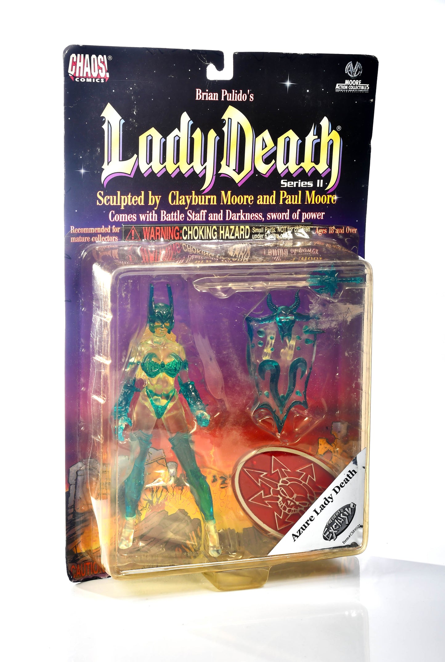Brian Pulido's Azure Lady Death Series 2 Previews Exclusive Action Figure NIB