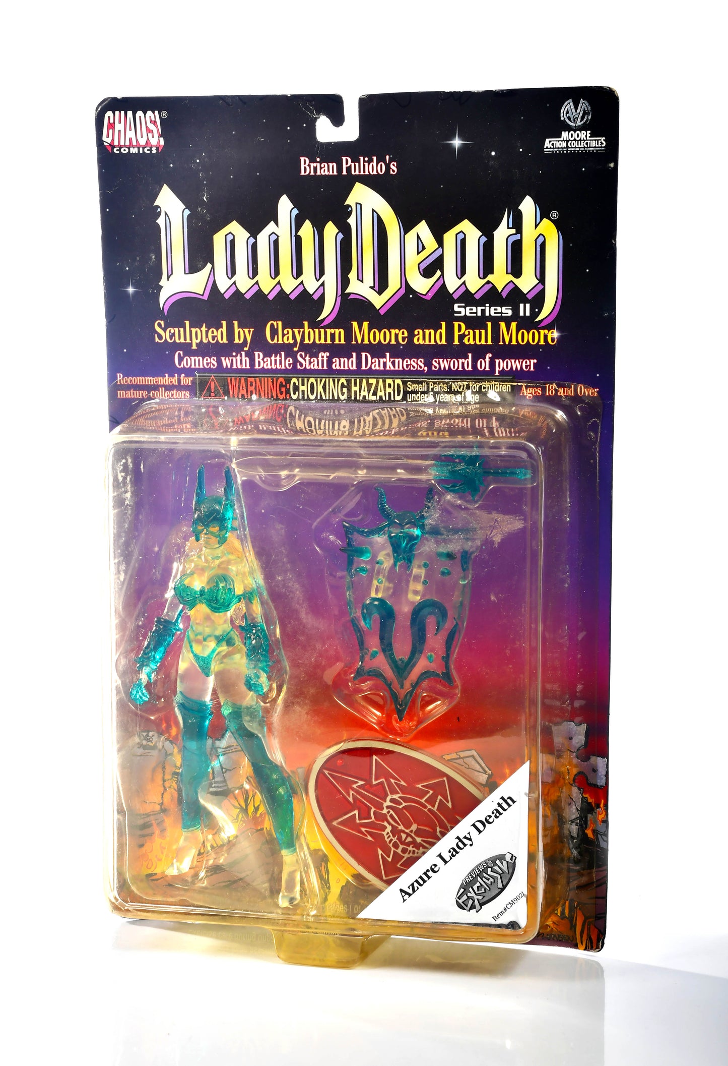 Brian Pulido's Azure Lady Death Series 2 Previews Exclusive Action Figure NIB