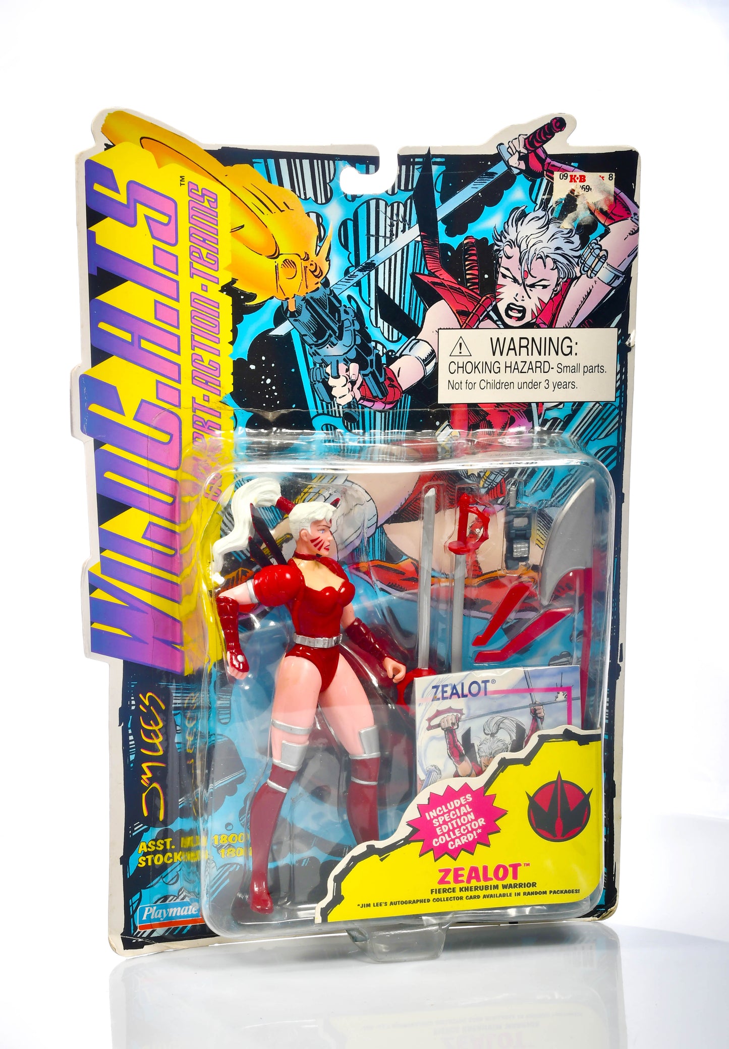 Vintage 1994 Playmates WildC.A.T.S Zealot Action Figure Image Comics Sealed NIB