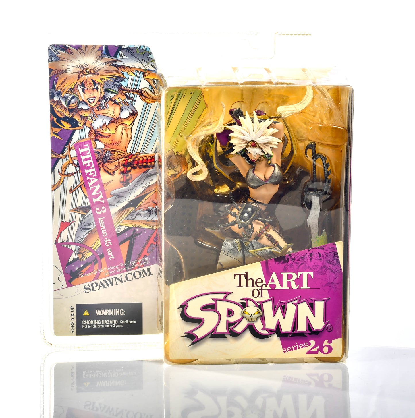 The Art of Spawn Tiffany 3 Issue 45 Art Action Figure McFarlane Toys Series 26