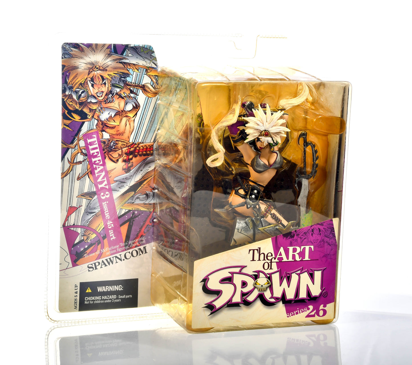 The Art of Spawn Tiffany 3 Issue 45 Art Action Figure McFarlane Toys Series 26