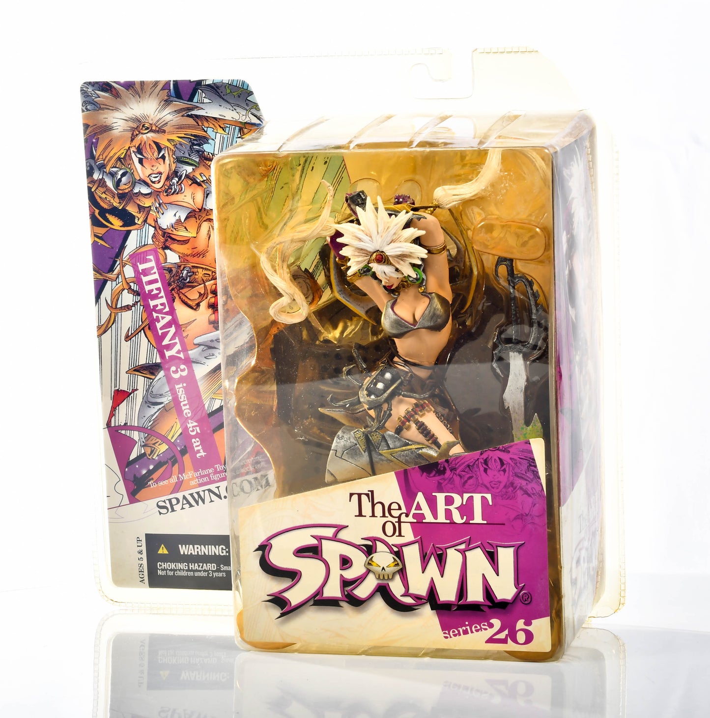 The Art of Spawn Tiffany 3 Issue 45 Art Action Figure McFarlane Toys Series 26