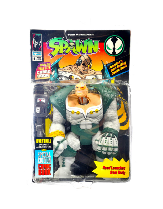 Overtkill Action Figure Vintage 1994 McFarlane Toys Spawn