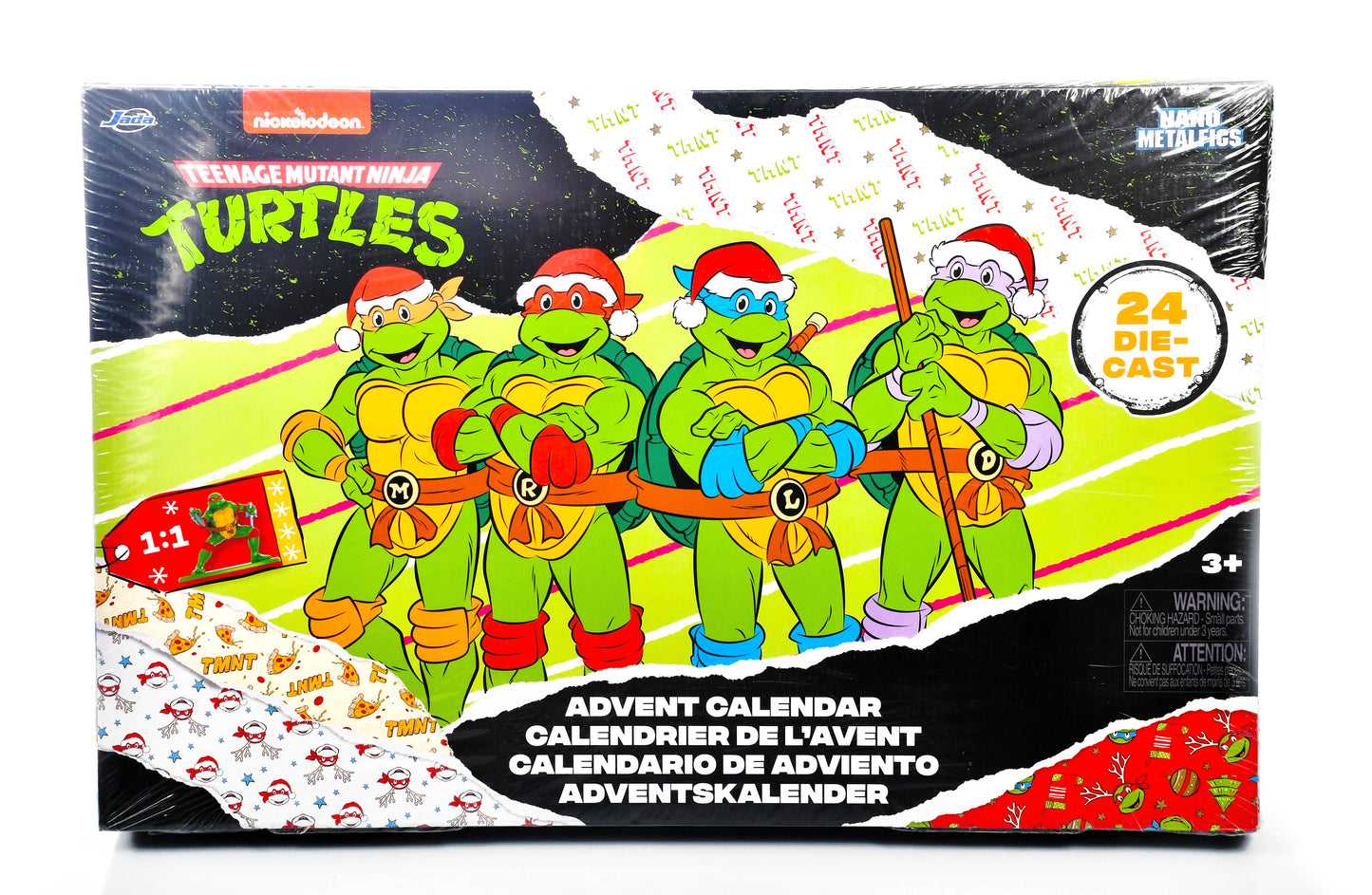 Teenage Mutant Ninja Turtles Advent Calendar Nano Metalfigs 24 Die-Cast