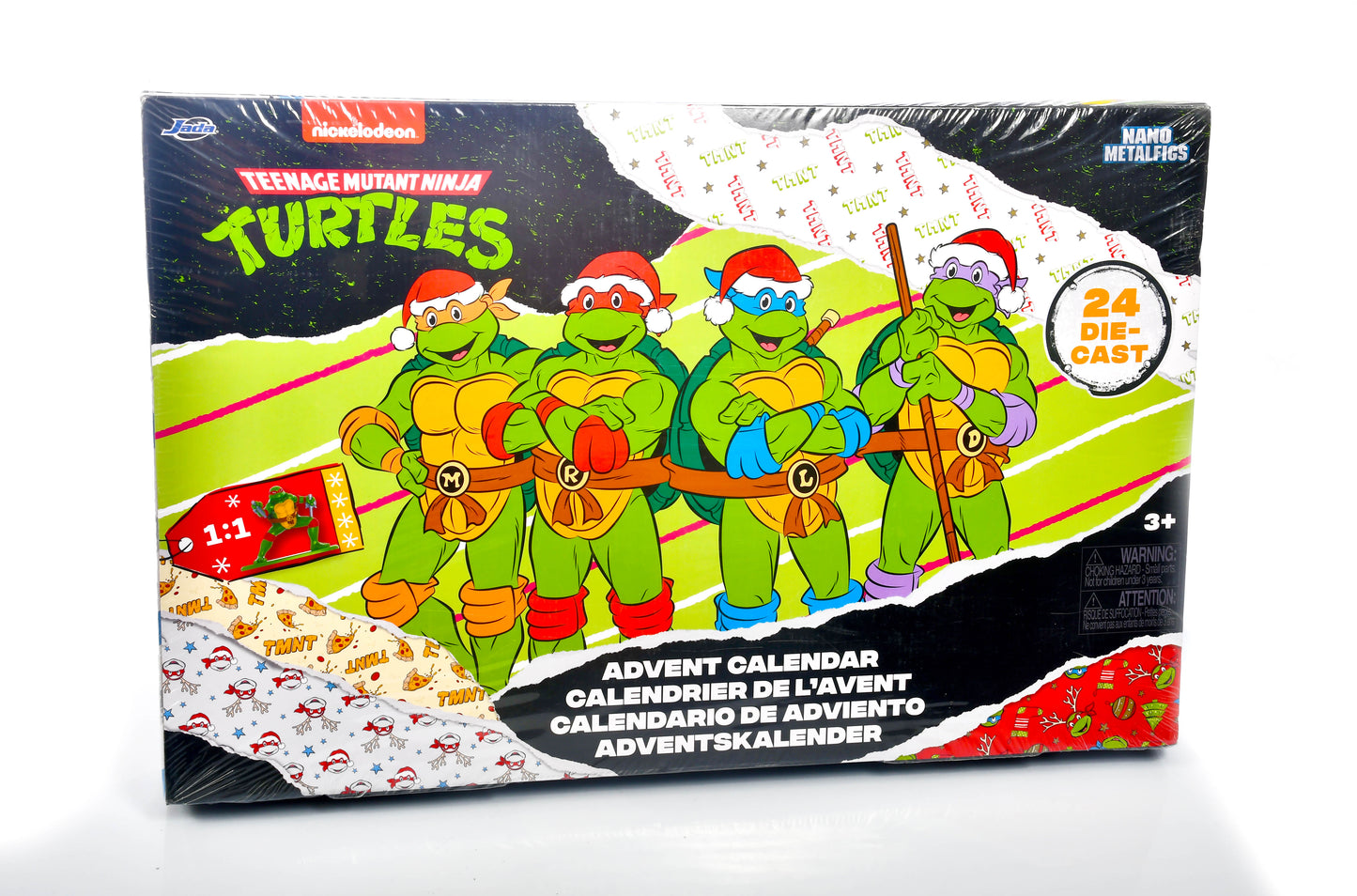 Teenage Mutant Ninja Turtles Advent Calendar Nano Metalfigs 24 Die-Cast