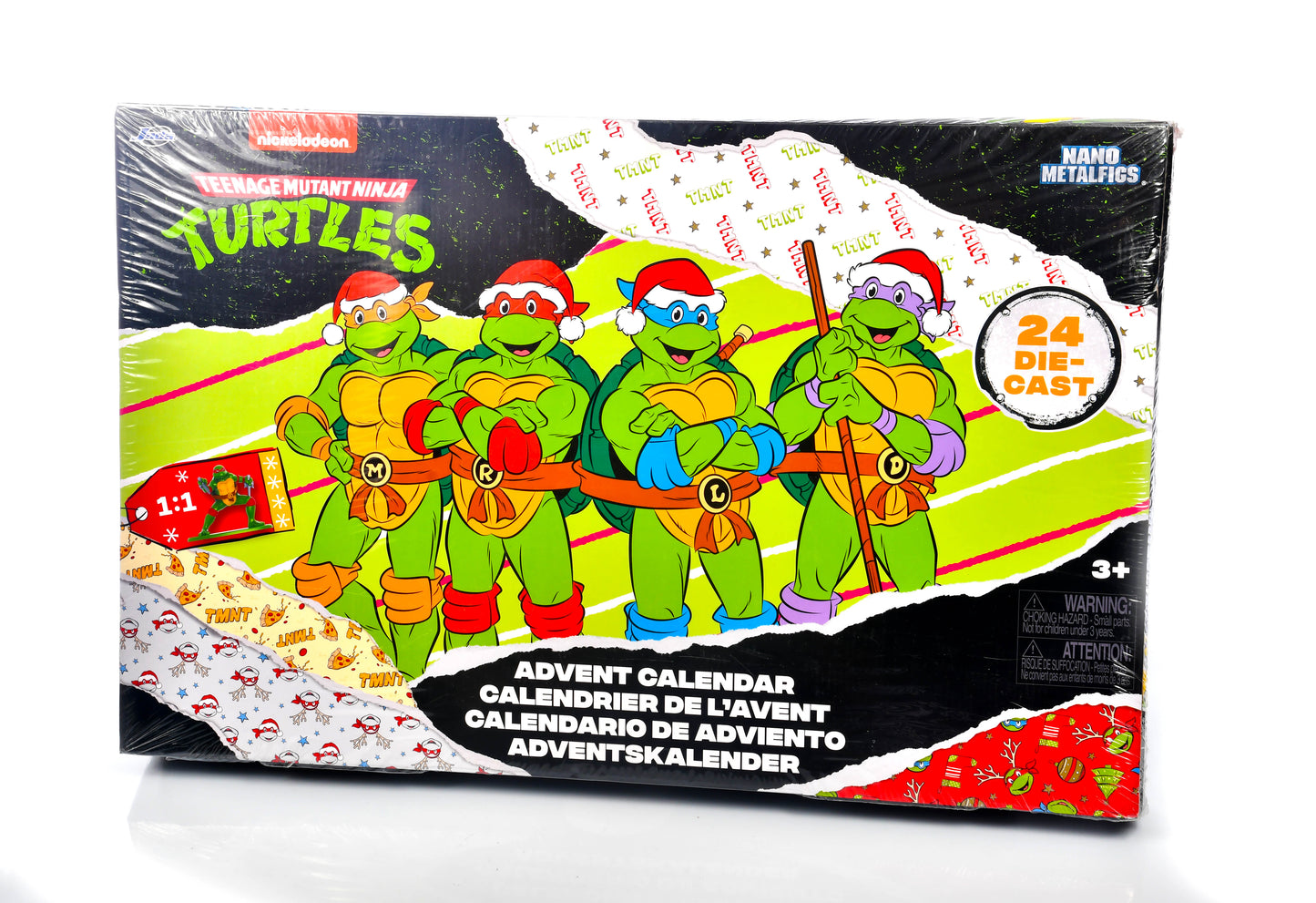 Teenage Mutant Ninja Turtles Advent Calendar Nano Metalfigs 24 Die-Cast