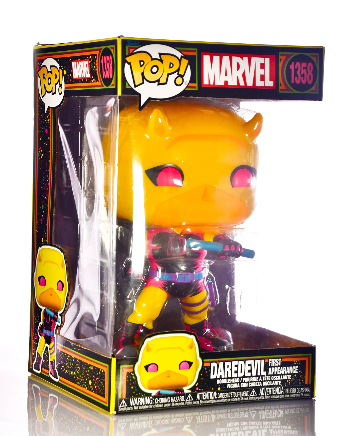 Marvel Daredevil Glow-in-the-dark POP! Jumbo Figure #1358