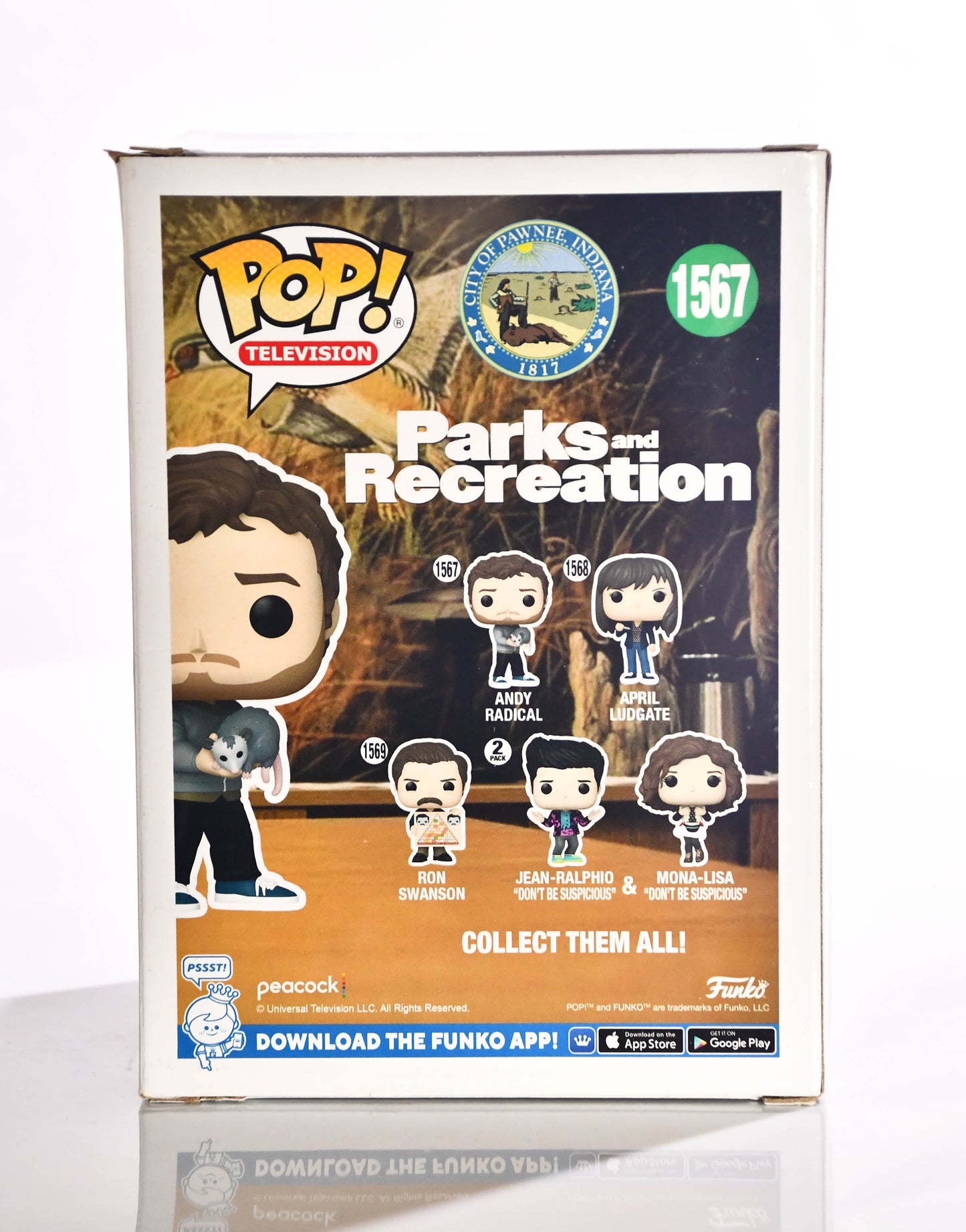 FUNKO POP! Television: Parks and Rec - Andy Radical, 15th Anniversary