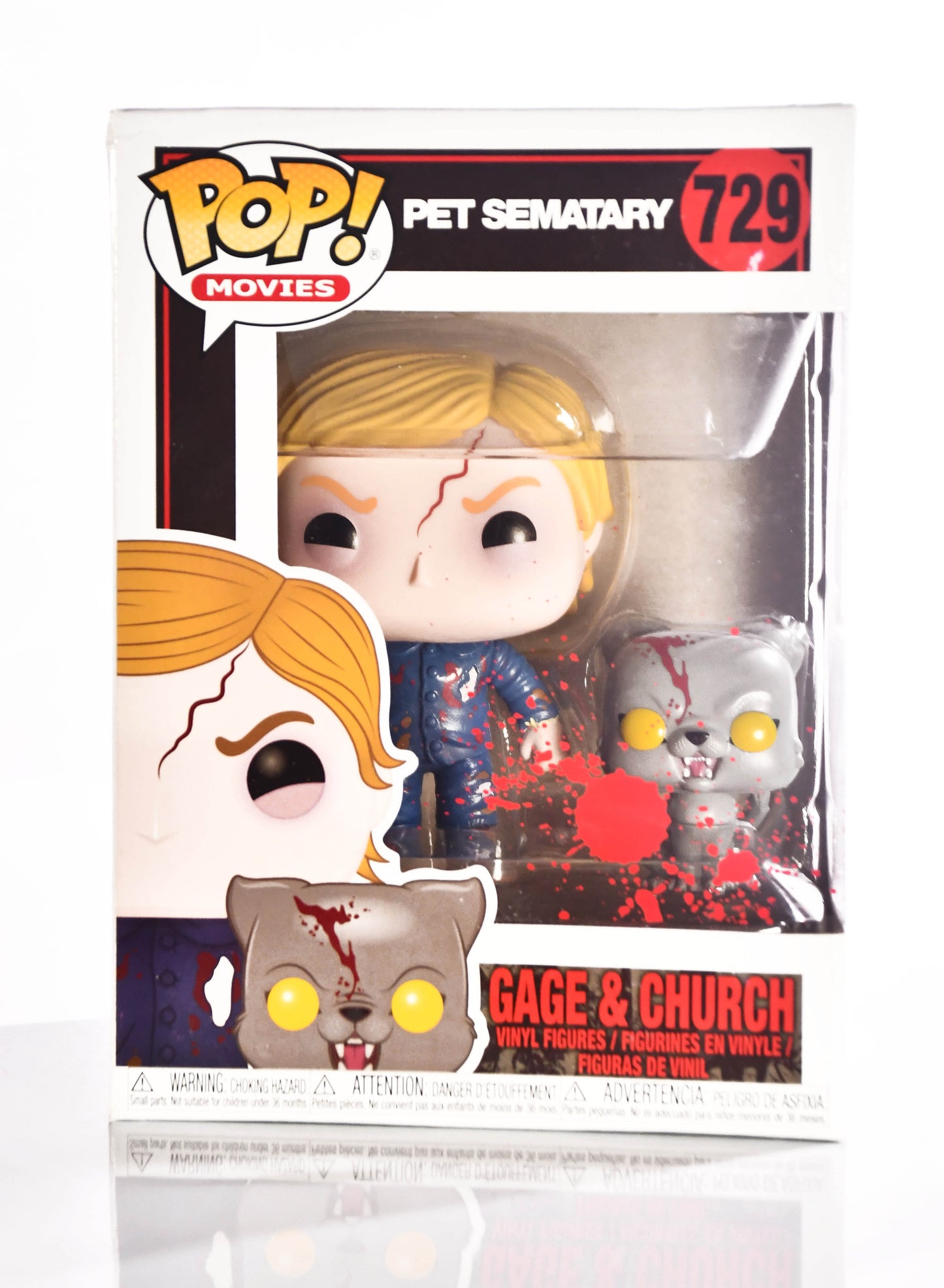 Funko POP! Movies Pet Sematary Gage & Church #729 Vinyl Figure