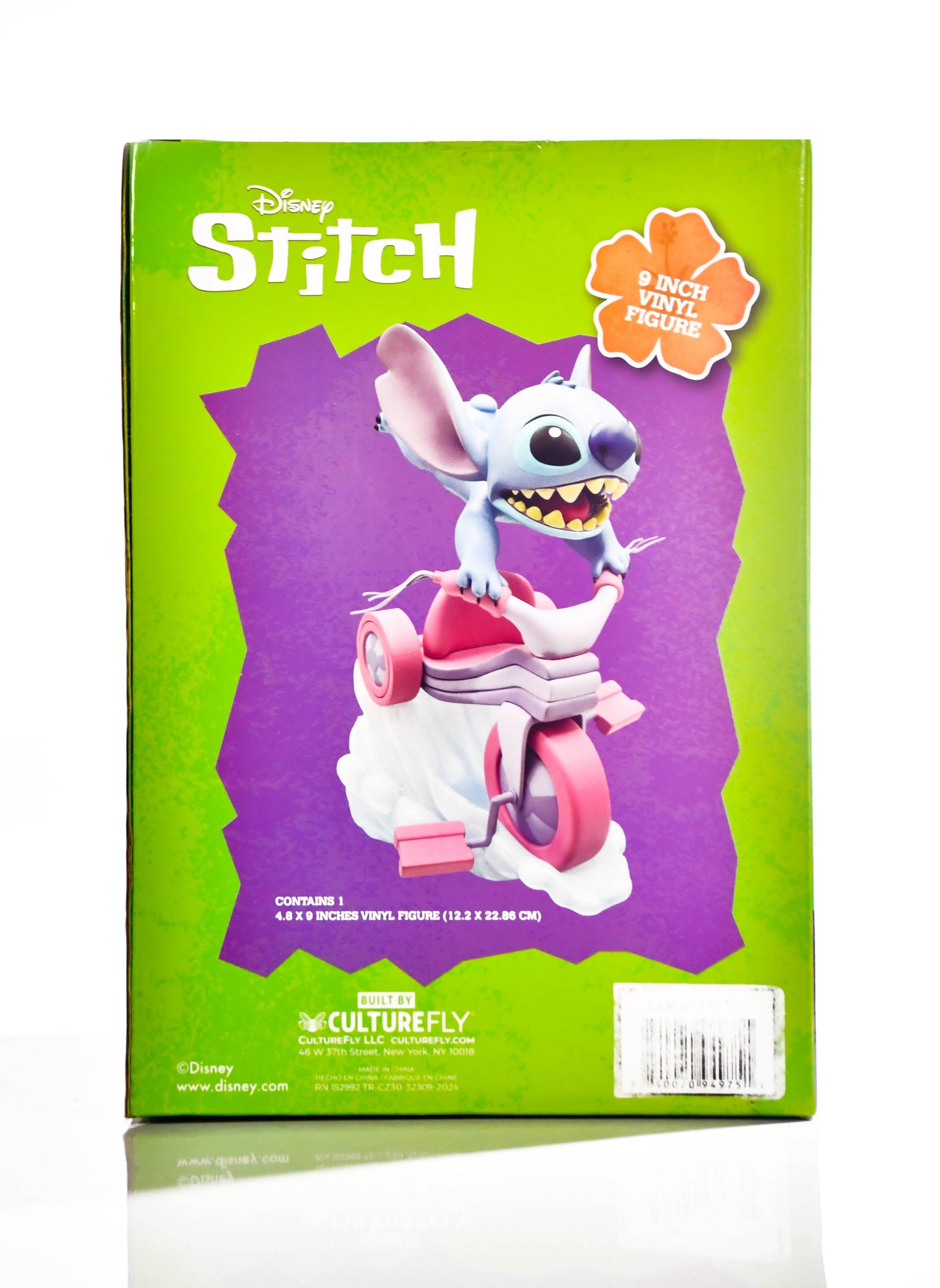 Disney Stitch Tricycle 9 Inch Vinyl Figure CultureFly
