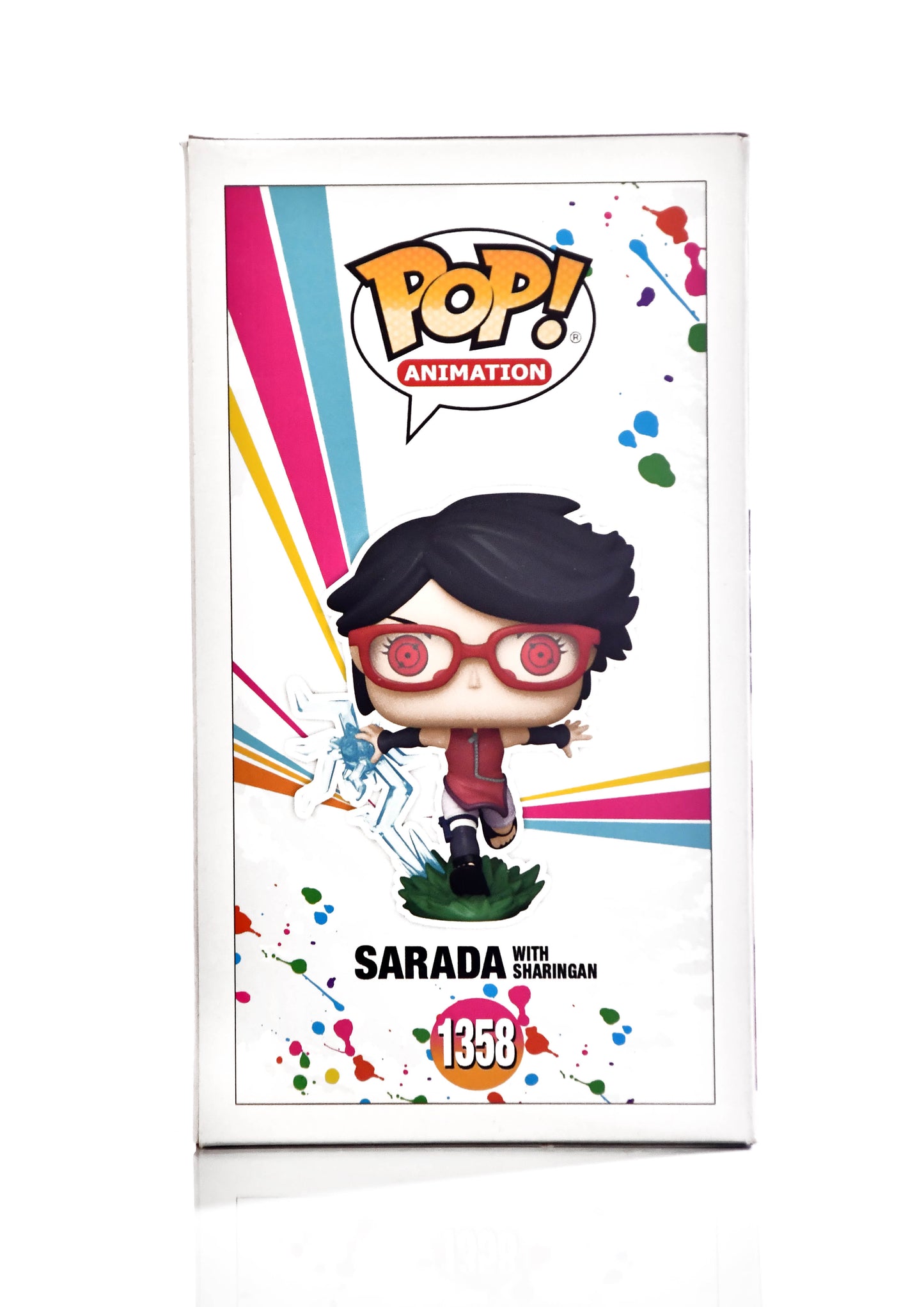 Funko Pop! Naruto Sarada with Sharingan #1358 GITD Entertainment Earth Exclusive