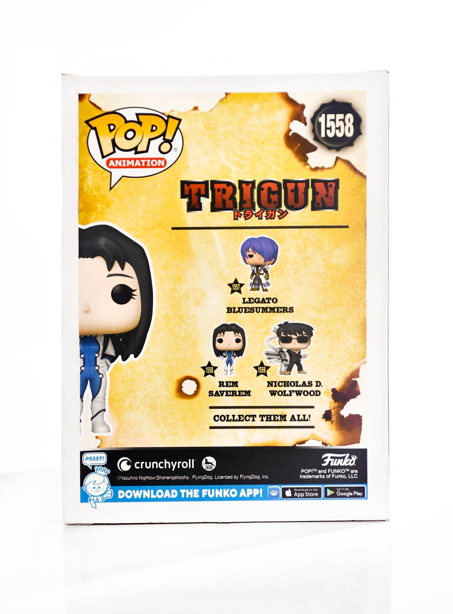 Funko Pop Animation Trigun - Rem Saverem - Vinyl Figure #1558