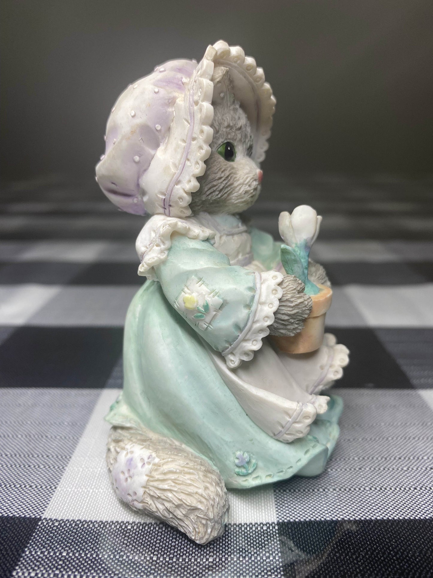 CALICO KITTENS Figurine - 1994 "Love Blooms Furr-Ever"