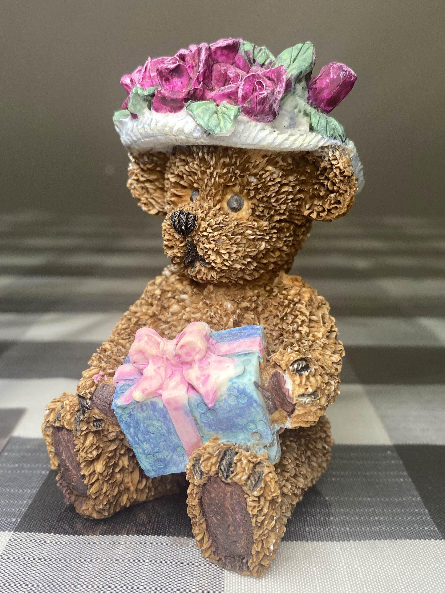 Bear Sitting With Gift