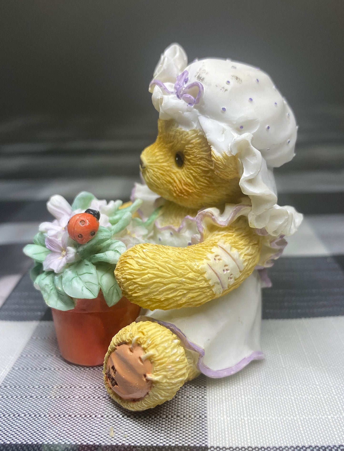 1995 CHERISHED TEDDIES 156280-VIOLET BLESSING BLOOM WHEN YOU ARE NEAR