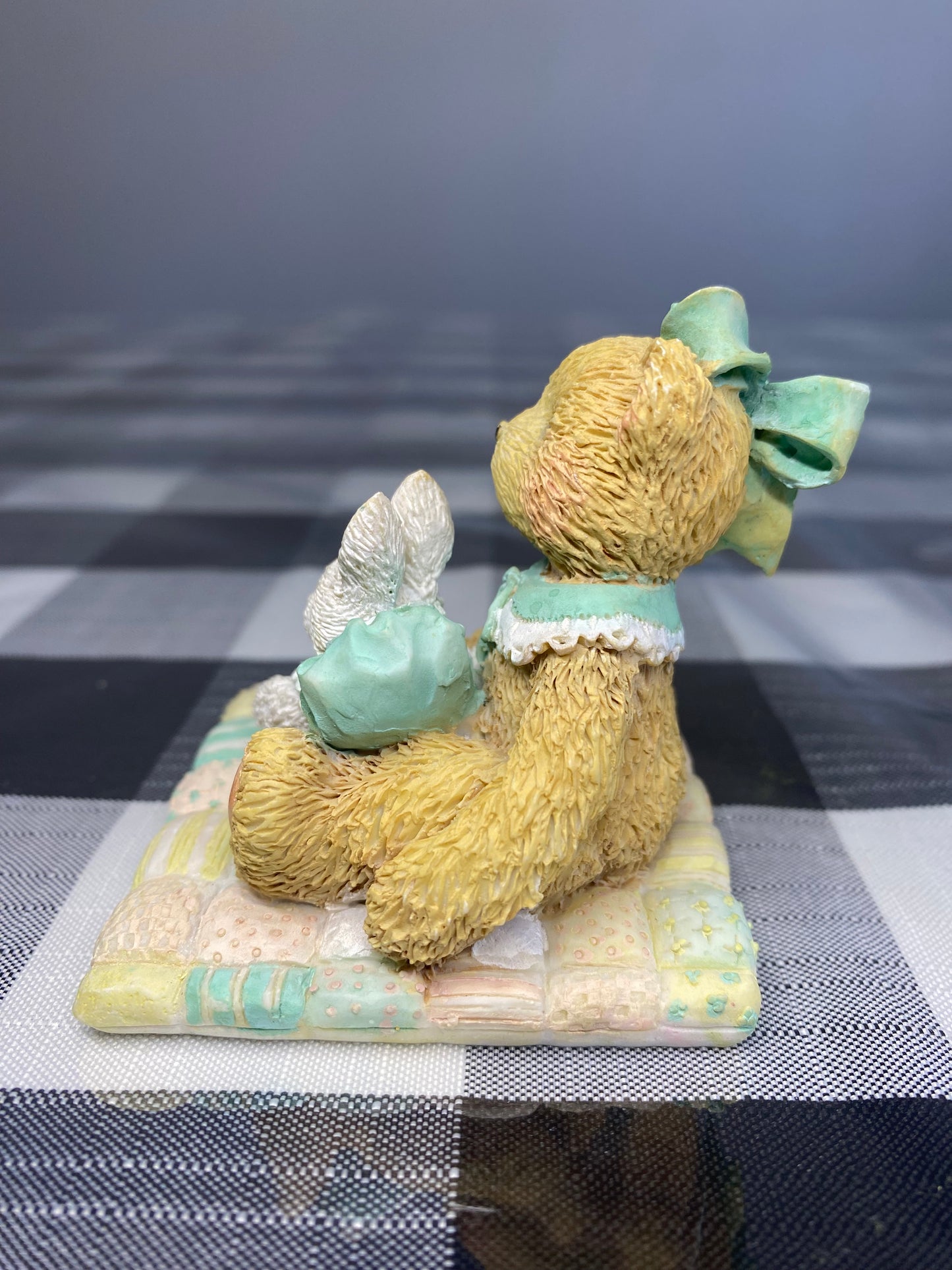 Cherished Teddies I'd Be Lost Without You Figurine. Camille. Rabbit. Quilt. 1991