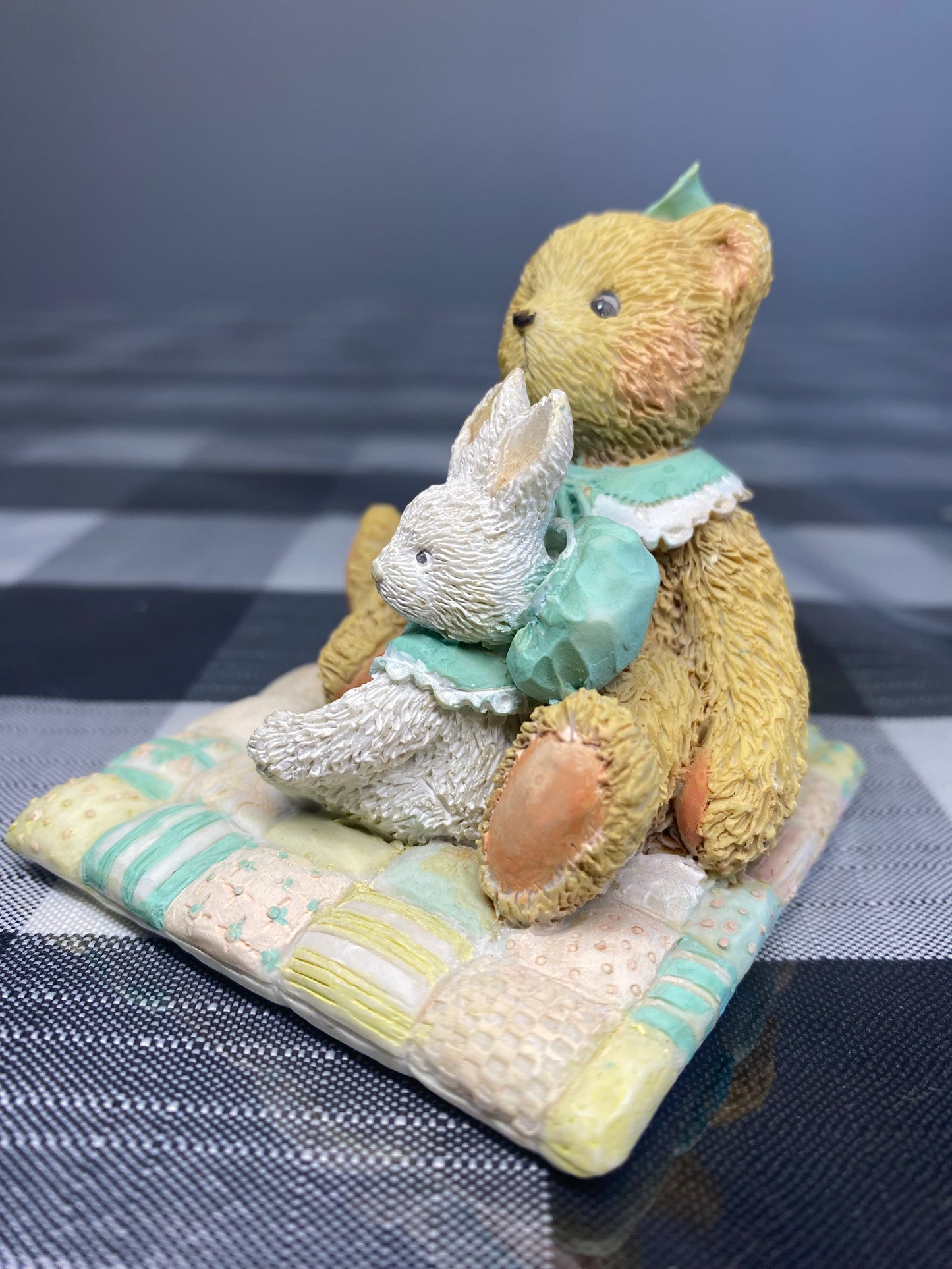 Cherished Teddies I'd Be Lost Without You Figurine. Camille. Rabbit. Quilt. 1991