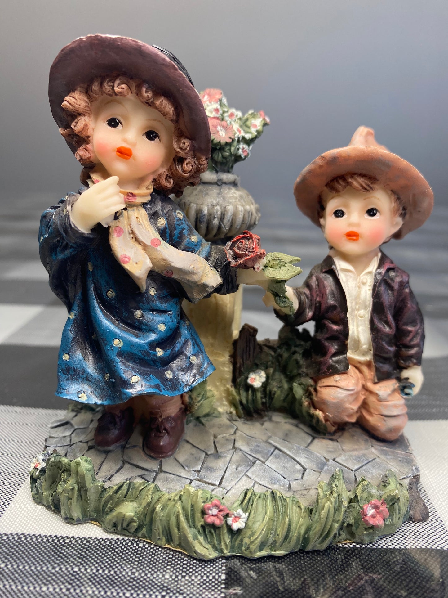 Vintage Figurine Boy and Girl