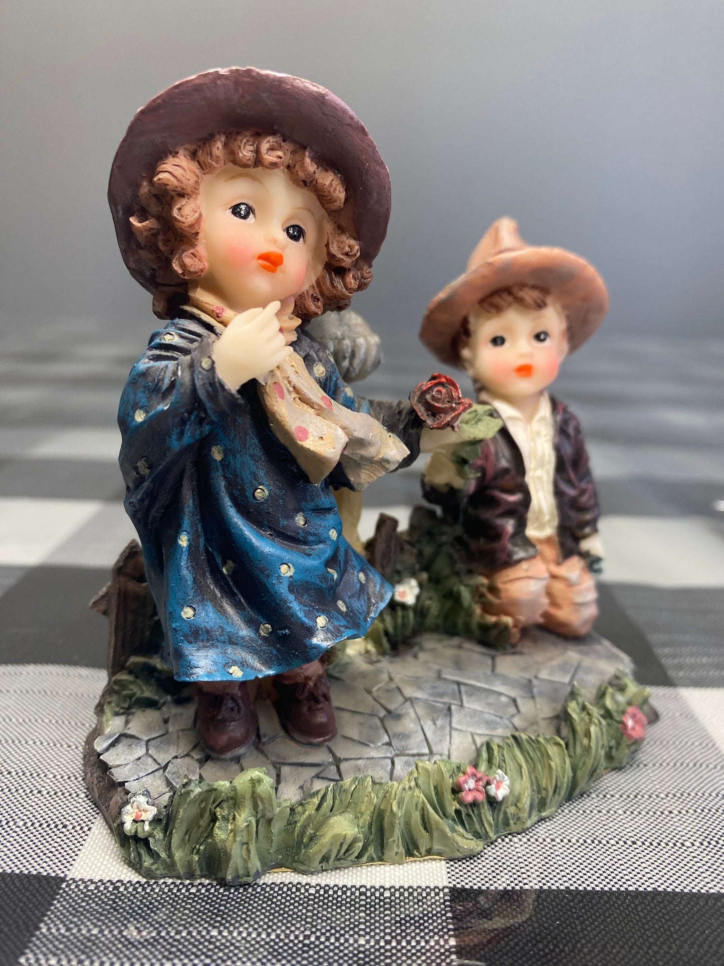 Vintage Figurine Boy and Girl