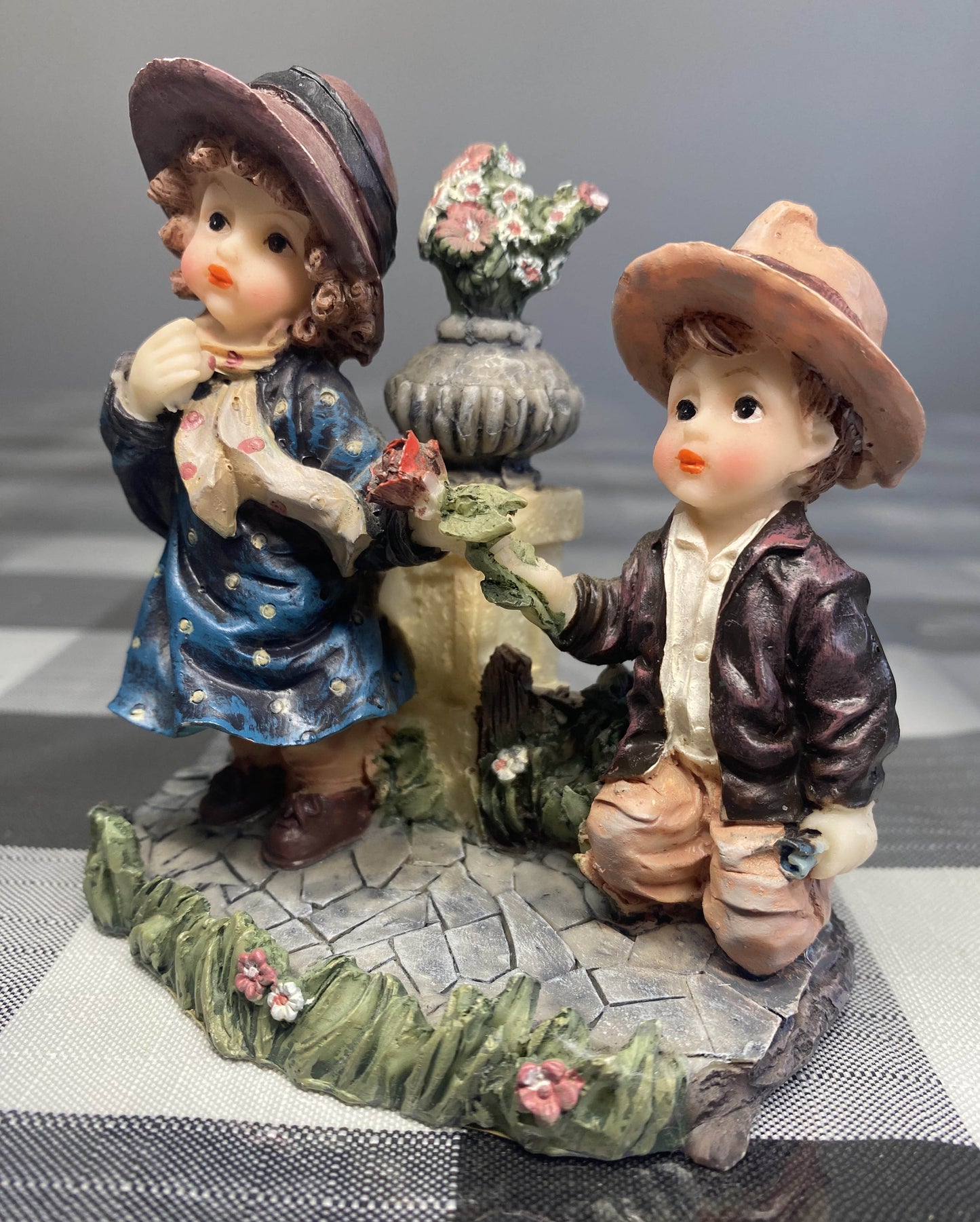 Vintage Figurine Boy and Girl