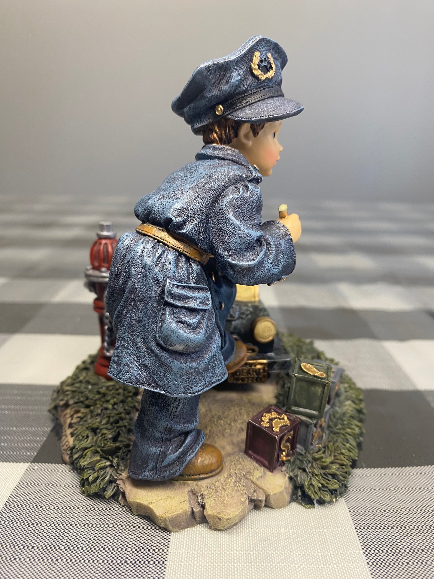 Yesterday's Child Dollstone Coll. Figurine - Boyd Bears Benjamin With Matthew