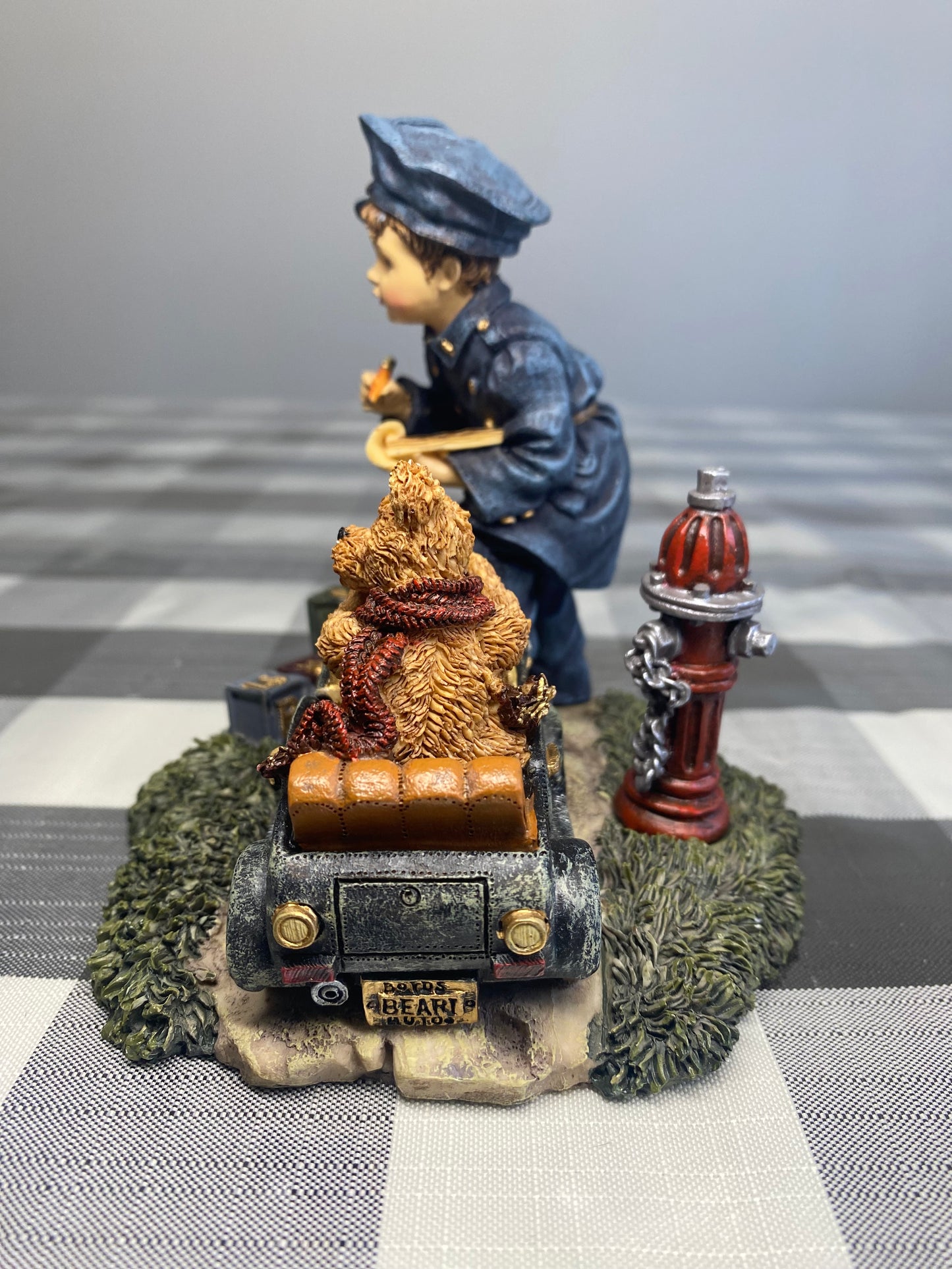 Yesterday's Child Dollstone Coll. Figurine - Boyd Bears Benjamin With Matthew