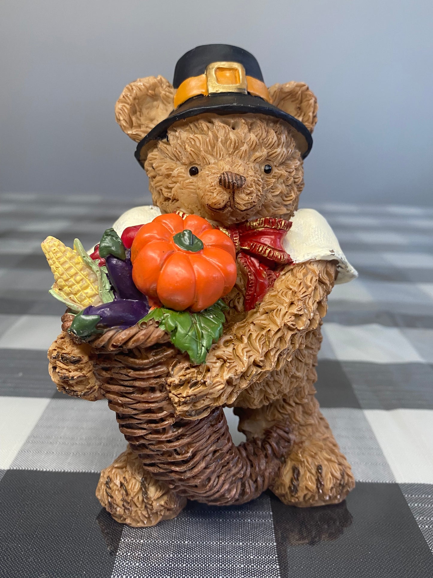 Bear Figurine Thanksgiving