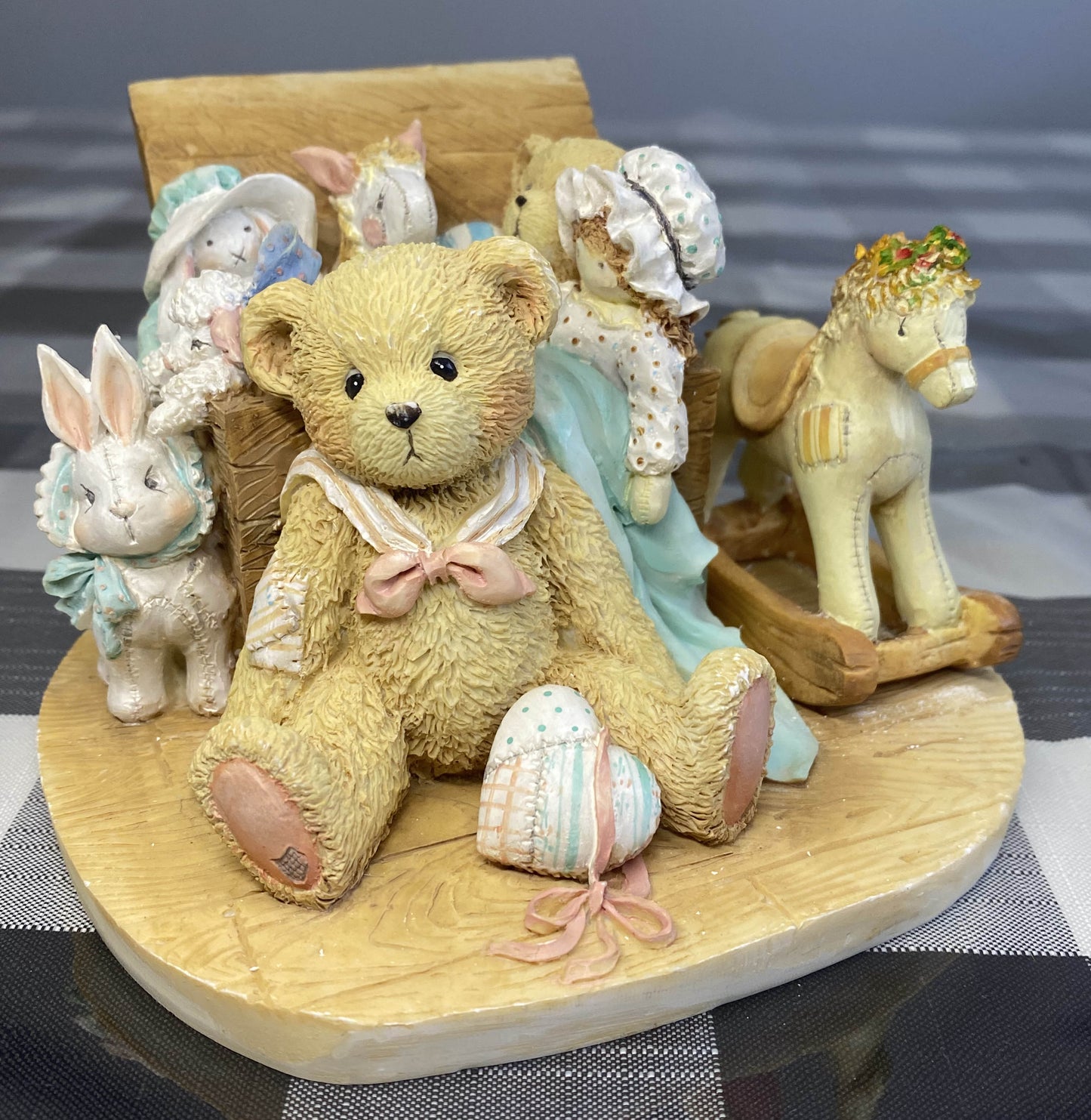 CHERISHED TEDDIES 🧸 “CHRISTOPHER”1991 ENESCO RESIN FIGURINE PERFECT MINT