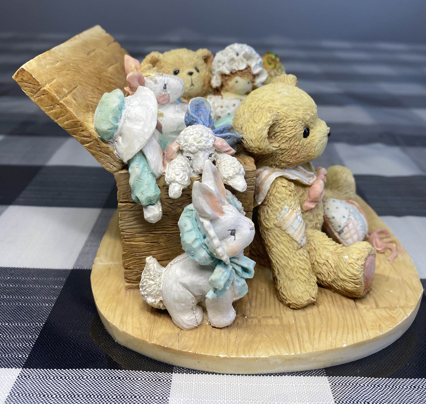 CHERISHED TEDDIES 🧸 “CHRISTOPHER”1991 ENESCO RESIN FIGURINE PERFECT MINT