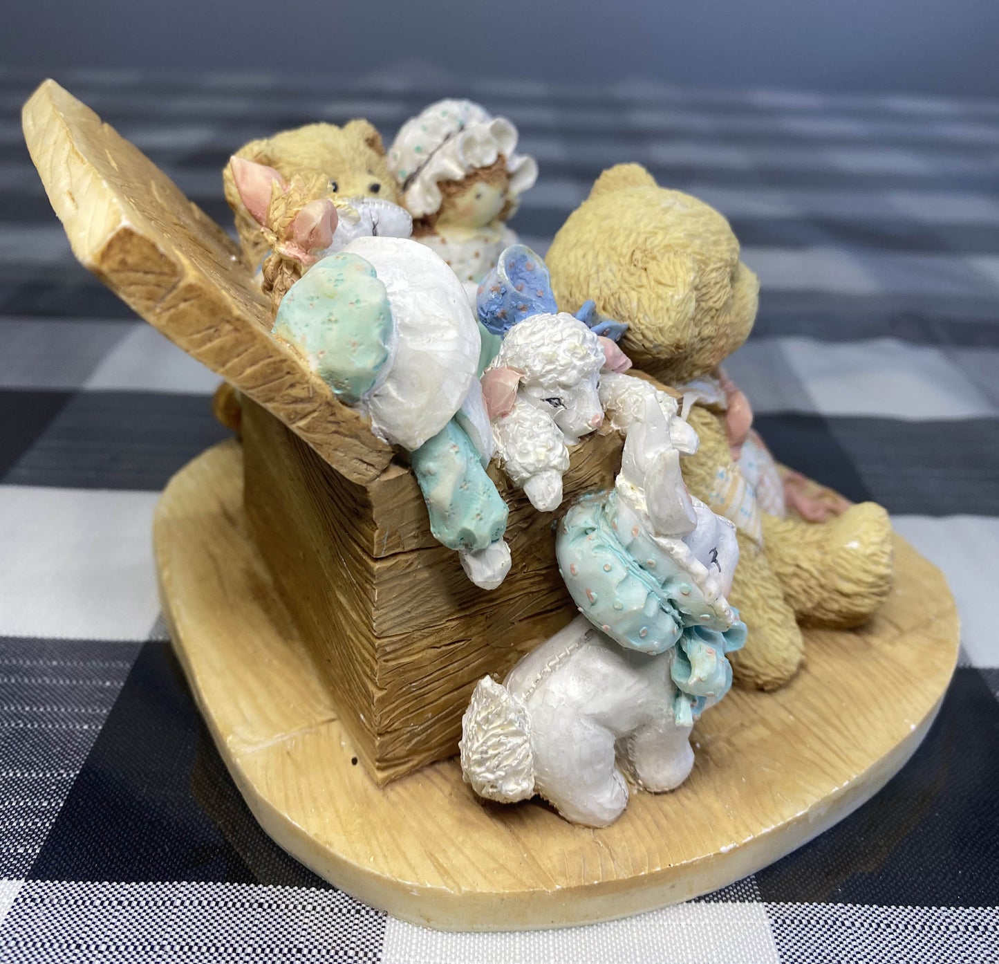 CHERISHED TEDDIES 🧸 “CHRISTOPHER”1991 ENESCO RESIN FIGURINE PERFECT MINT