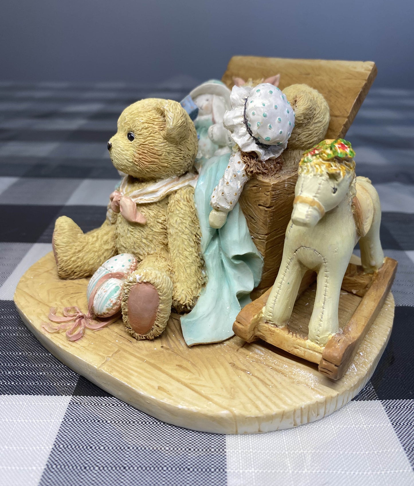 CHERISHED TEDDIES 🧸 “CHRISTOPHER”1991 ENESCO RESIN FIGURINE PERFECT MINT