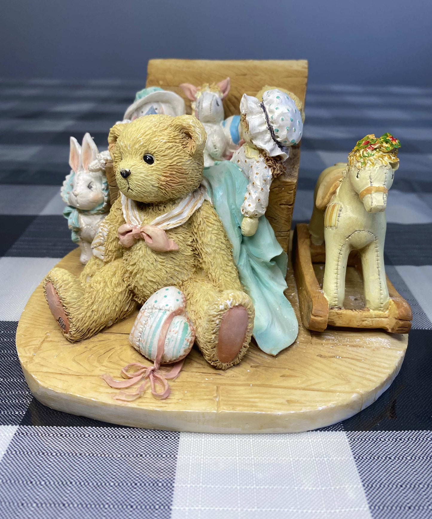 CHERISHED TEDDIES 🧸 “CHRISTOPHER”1991 ENESCO RESIN FIGURINE PERFECT MINT