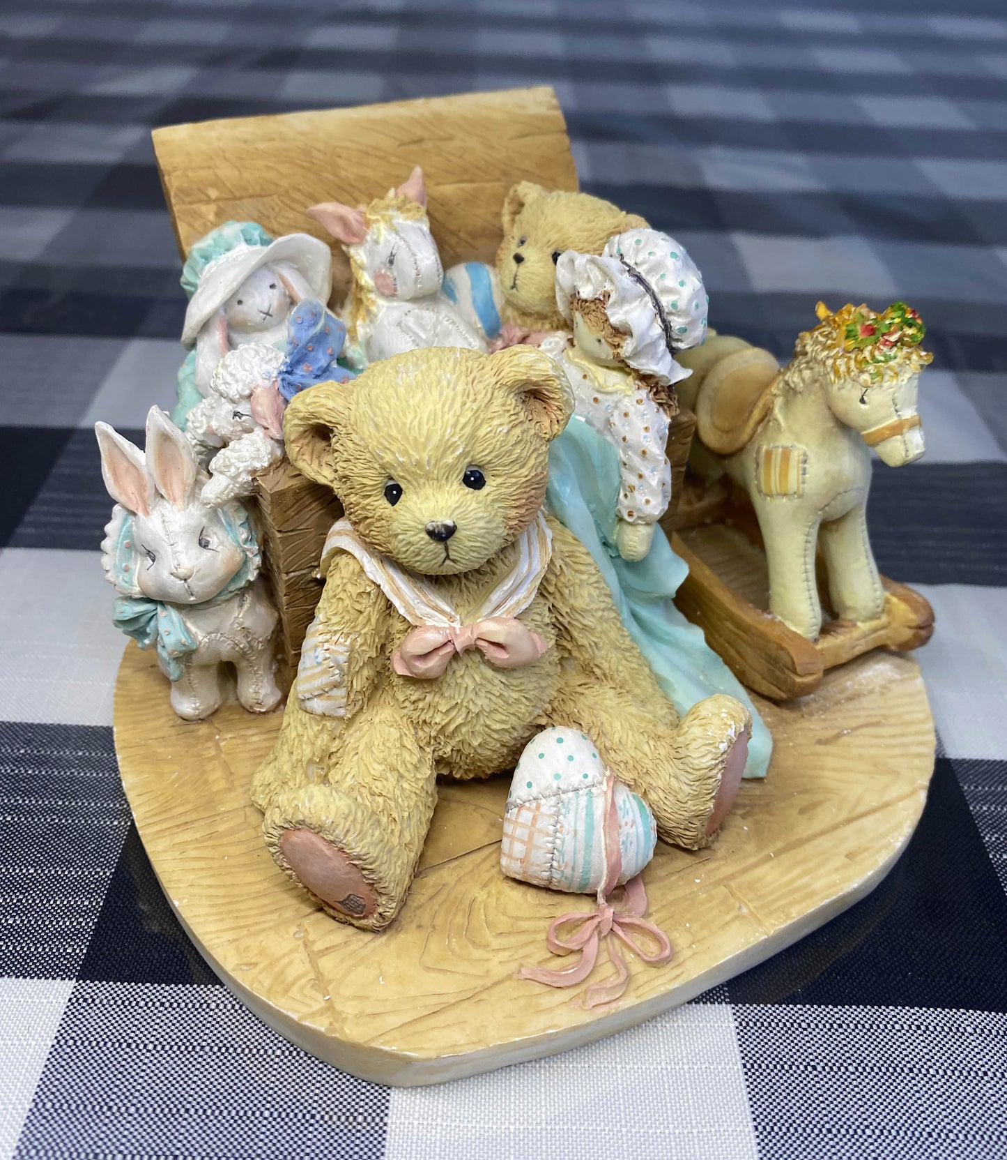 CHERISHED TEDDIES 🧸 “CHRISTOPHER”1991 ENESCO RESIN FIGURINE PERFECT MINT