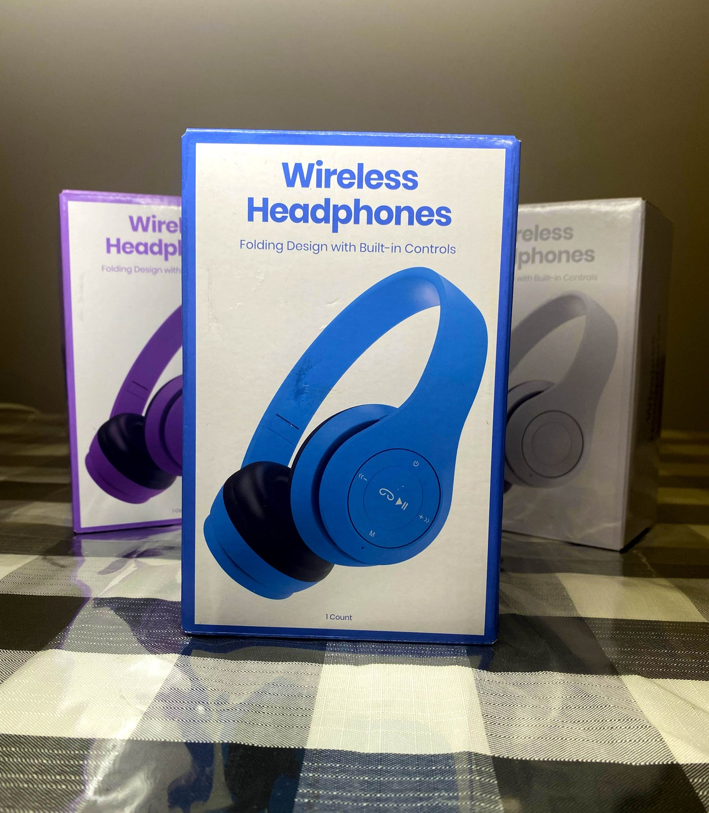 GEMS Wireless Headphones Folding Compact Design, 6hr Battery, Micro USB