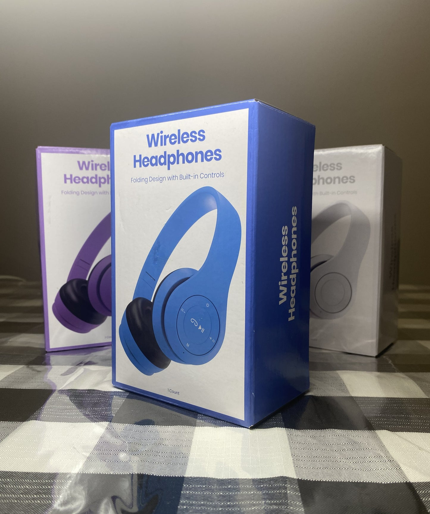 GEMS Wireless Headphones Folding Compact Design, 6hr Battery, Micro USB