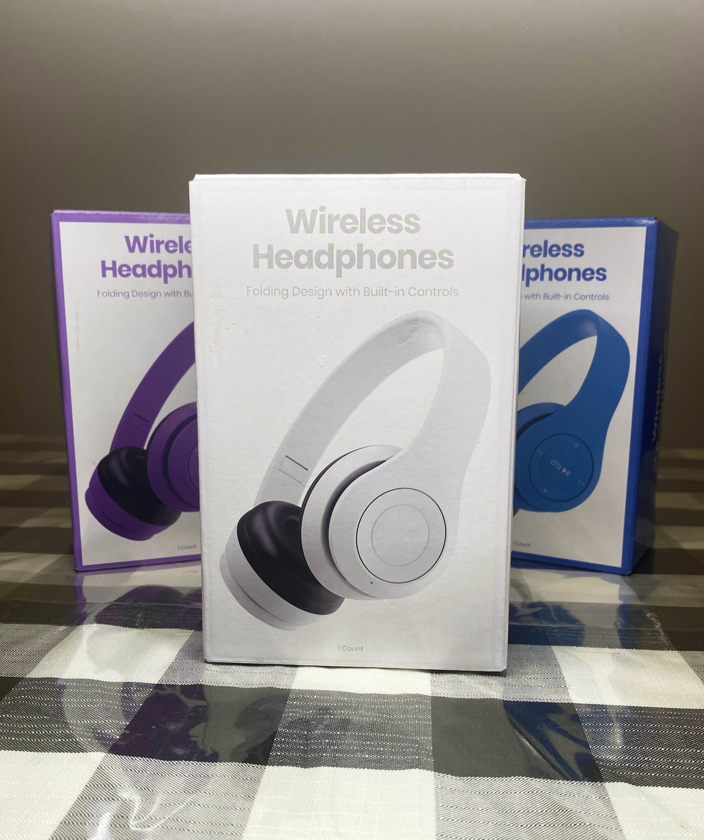 GEMS Wireless Headphones Folding Compact Design, 6hr Battery, Micro USB