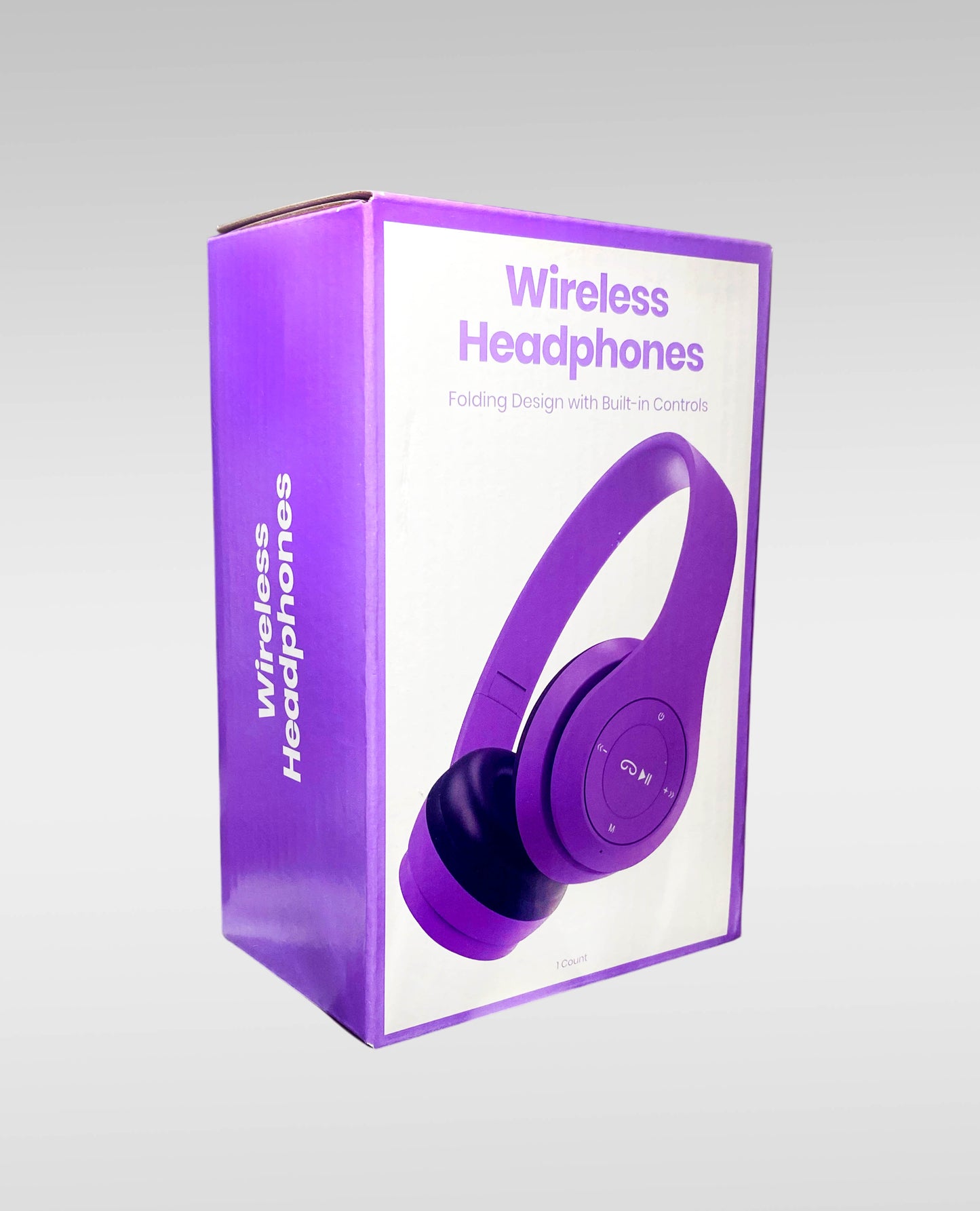 GEMS Wireless Headphones Folding Compact Design, 6hr Battery, Micro USB