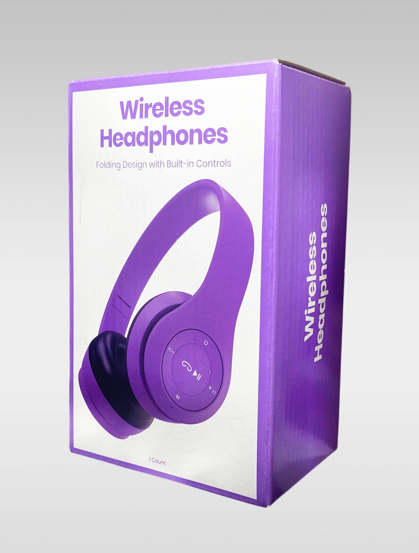 GEMS Wireless Headphones Folding Compact Design, 6hr Battery, Micro USB