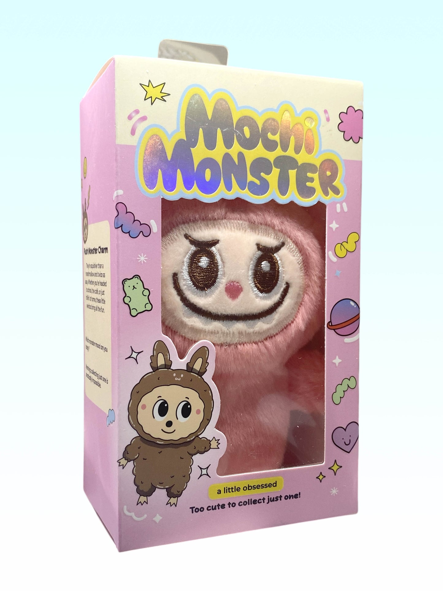 New Mochi Monster Plush Charm Collectible Keychain Monster LiL Obsessed