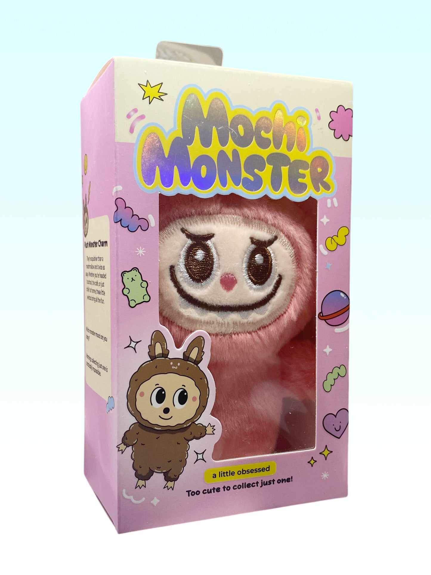 New Mochi Monster Plush Charm Collectible Keychain Monster LiL Obsessed